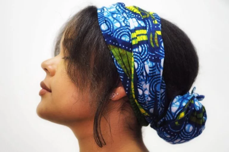 Headband bleu et vert