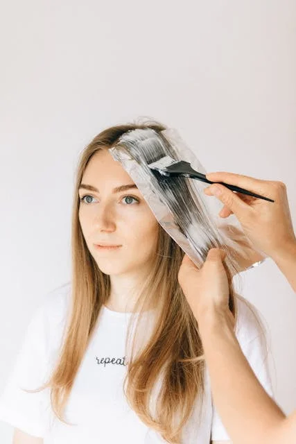 coloration des cheveux