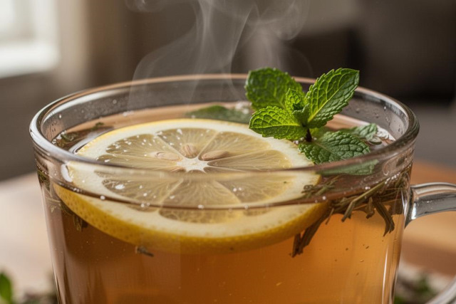 tisane au citron